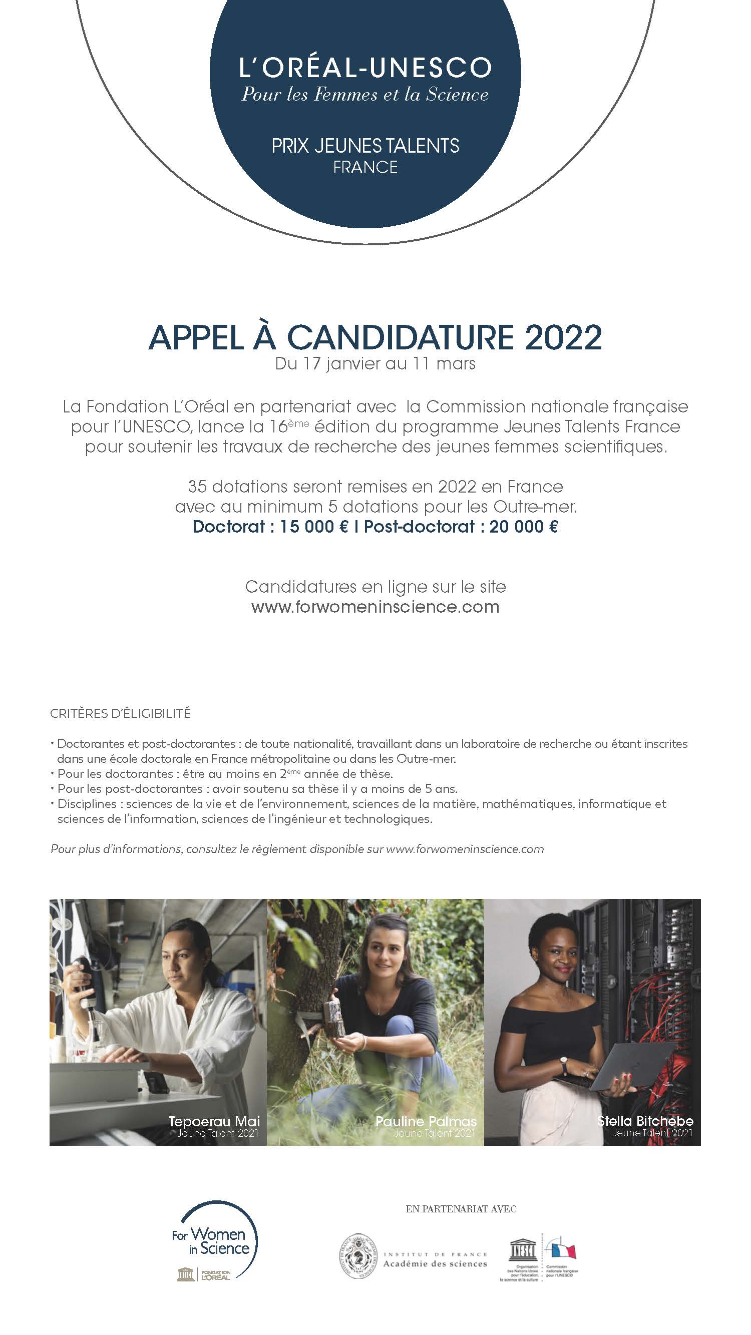 Poster Jeunes Talents France 2022